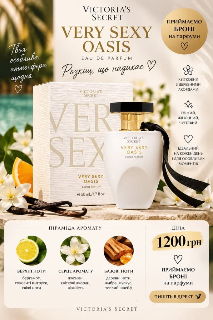 Парфумована вода Victoria's Secret Very Sexy Oasis Eau de Parfum 50 мл